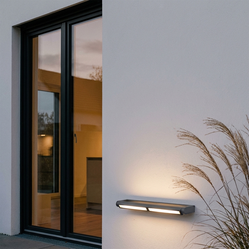 Brilagi - Applique murale d'extérieur SALERNO LED, 24 W, 230 V, 66 cm, anthracite, IP65