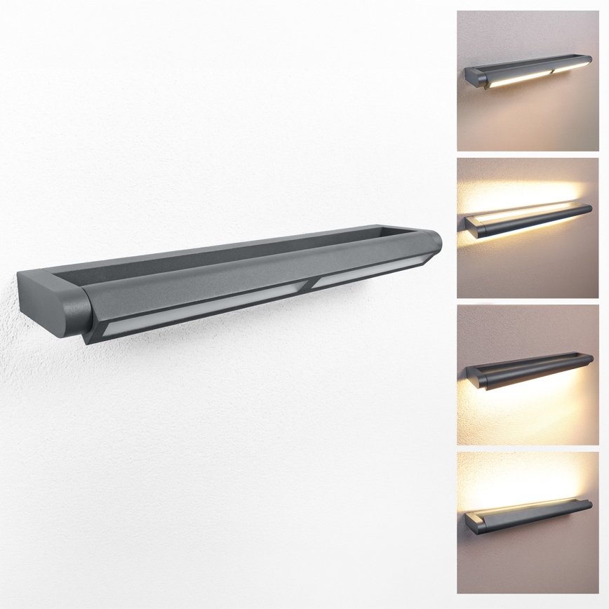 Brilagi - Applique murale d'extérieur SALERNO LED, 24 W, 230 V, 66 cm, anthracite, IP65