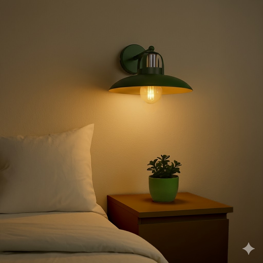 Brilagi - LED Applique murale FLAMENGO 1xE27/60W/230V vert