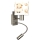 Brilagi - LED Applique murale flexible pour enfants BOBO 1xE27/25W/230V + LED/3W chrome mat/blanc/oursons