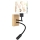 Brilagi - LED Applique murale flexible pour enfants BOBO WOOD 1xE27/25W/230V + LED/3W chêne/noir/blanc/motifs animaux