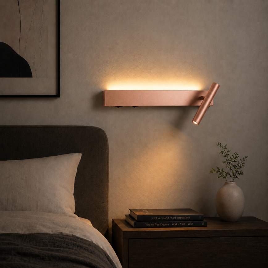Brilagi - Applique murale spot LED ARLIX LED/3W/230V + LED/7W bronze IRC 90