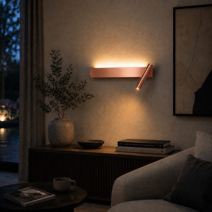 Brilagi - Applique murale spot LED ARLIX LED/3W/230V + LED/7W bronze IRC 90