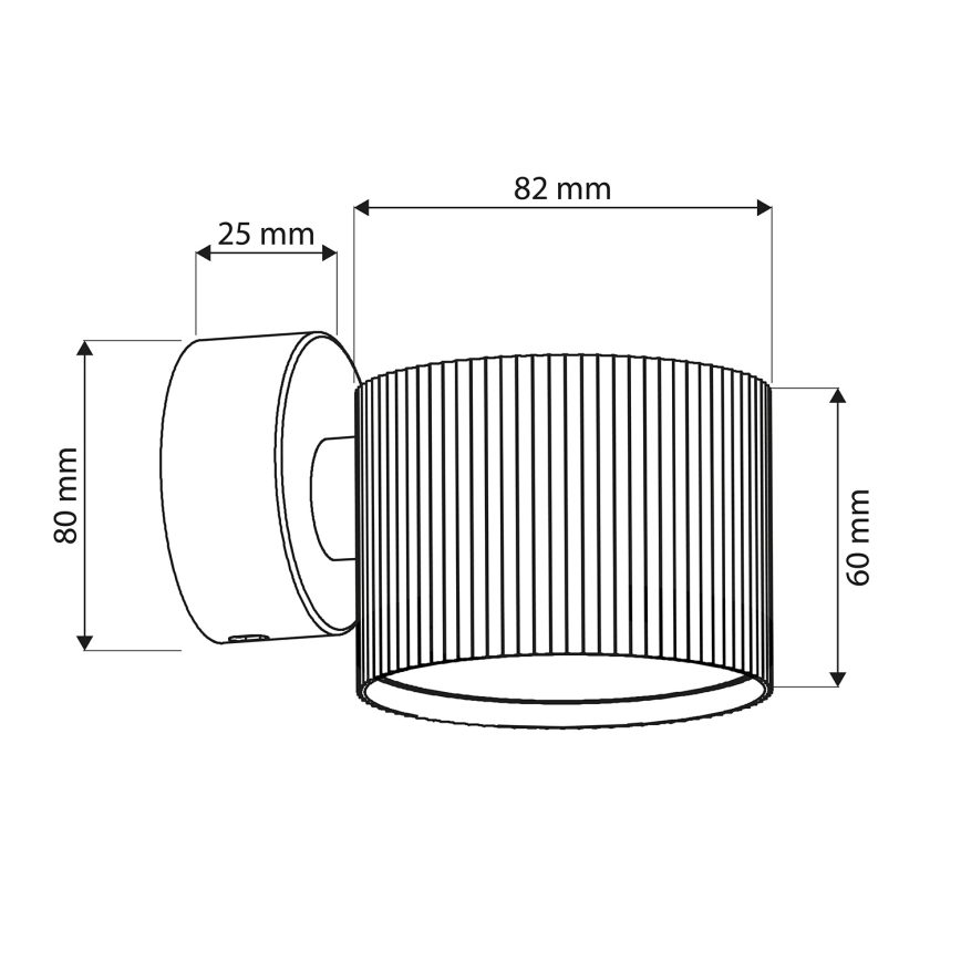 Brilagi - LED Applique murale spot STRIPY 1xGX53/15W/230V blanche