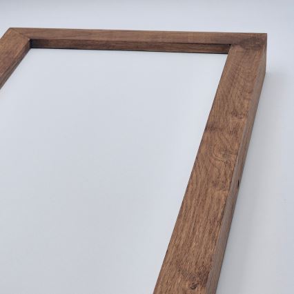 Brilagi - LED Plafonnier de salle de bain WOODY FRAME LED/40W/230V 120x30 cm IP44 cerisier