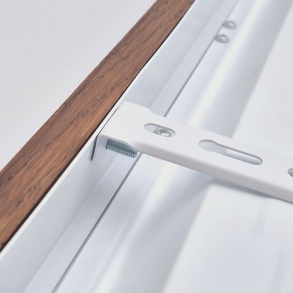 Brilagi - LED Plafonnier de salle de bain WOODY FRAME LED/40W/230V 120x30 cm IP44 cerisier