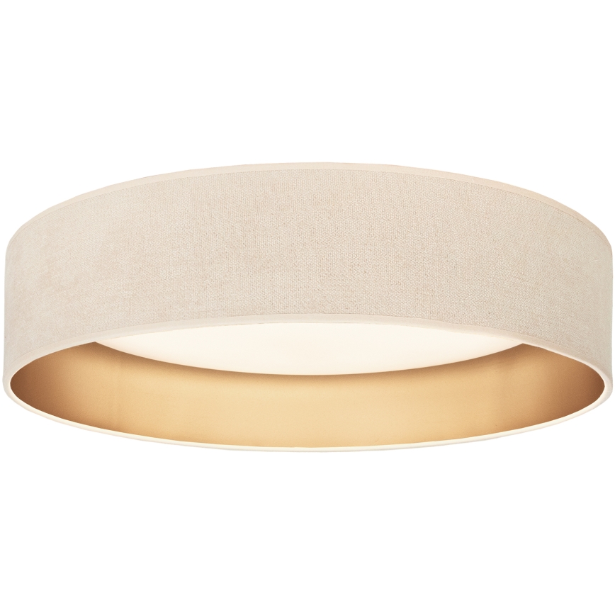 Brilagi - Plafonnier LED dimmable VELVET SMART VARI LED/24W/230V 3000-6500K Ø 45 cm crème/doré + télécommande