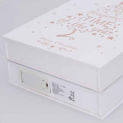 BRILAGI - LED Calendrier de l'Avent LED/2xAA