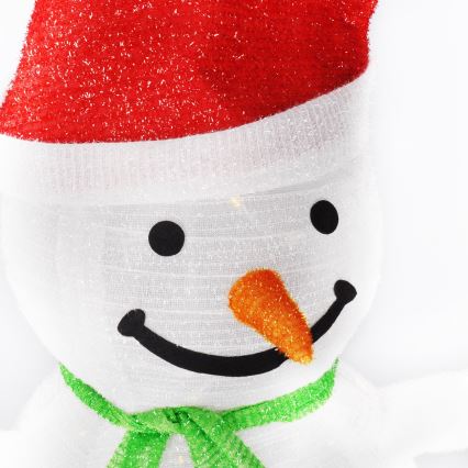 Brilagi - LED Décoration de Noël d'extérieur 40xLED/3xAA IP44 bonhomme de neige