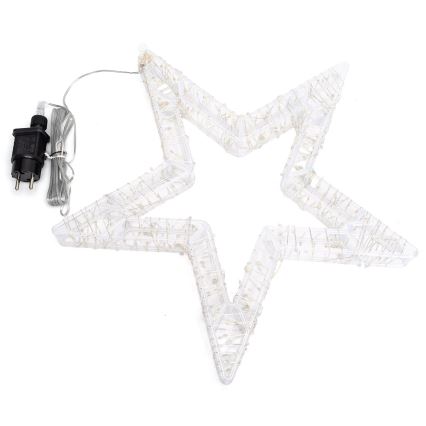 BRILAGI - LED Décoration de Noël d'extérieur LED/6W/8 fonctions 43 cm IP44 étoile blanc chaud