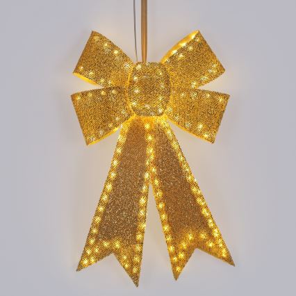 BRILAGI - LED Décoration de Noël extérieure LED/3,3W/230V IP44, nœud doré