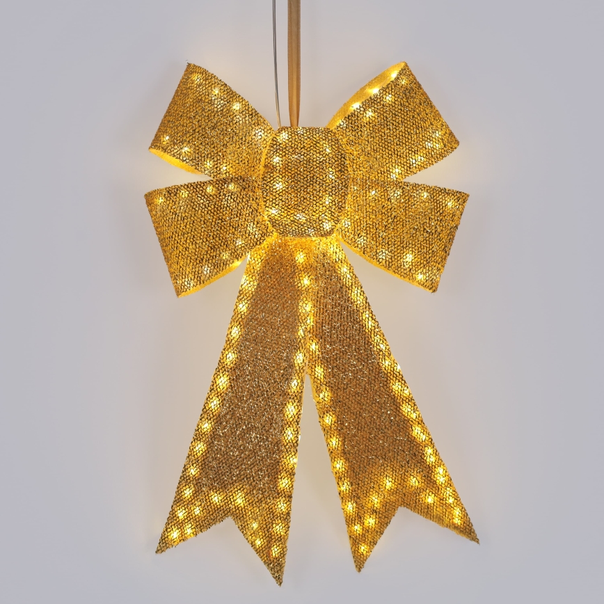 BRILAGI - LED Décoration de Noël extérieure LED/3,3W/230V IP44, nœud doré