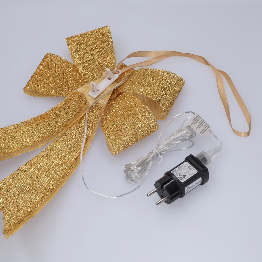 BRILAGI - LED Décoration de Noël extérieure LED/3,3W/230V IP44, nœud doré