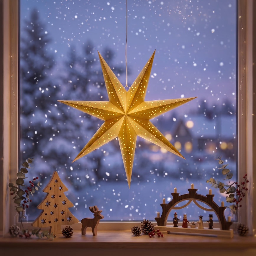 BRILAGI - LED Décoration de Noël LED/2xAA 60 cm étoile