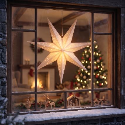 BRILAGI - LED Décoration de Noël LED/2xAA 80 cm étoile