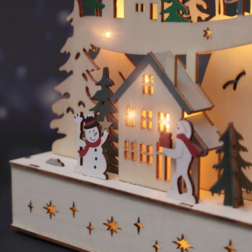 BRILAGI - LED Décoration de Noël LED/2xAA sapin