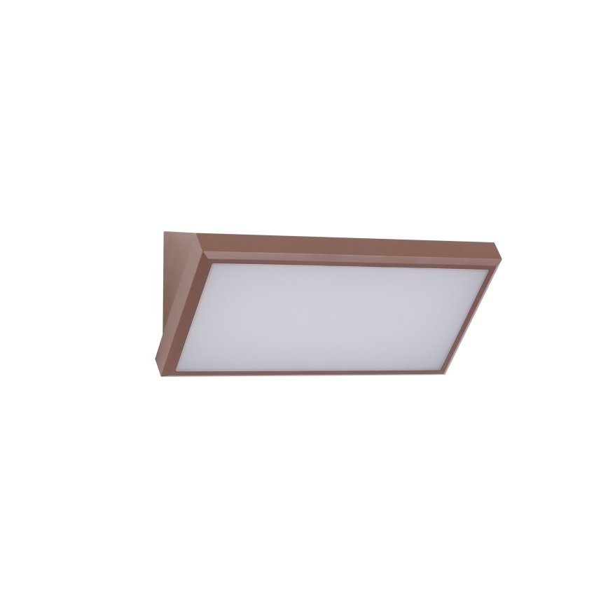 Brilagi - Applique murale d'extérieur LED dimmable TRIANGLE 1xE27/6W/230V 2700-6500K IP65 marron