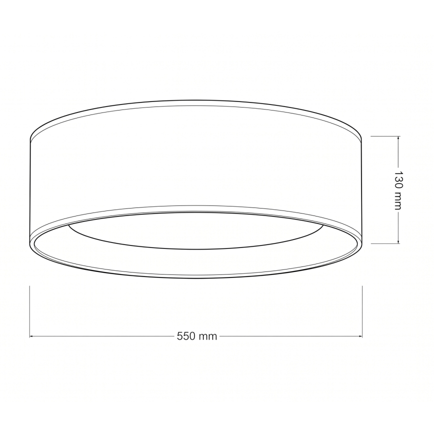 Brilagi - Plafonnier LED dimmable VELVET SMARTIX STARS LED/36W/230V 3000–6000 K Ø 55 cm gris/doré Wi‑Fi Tuya Beacon + télécommande