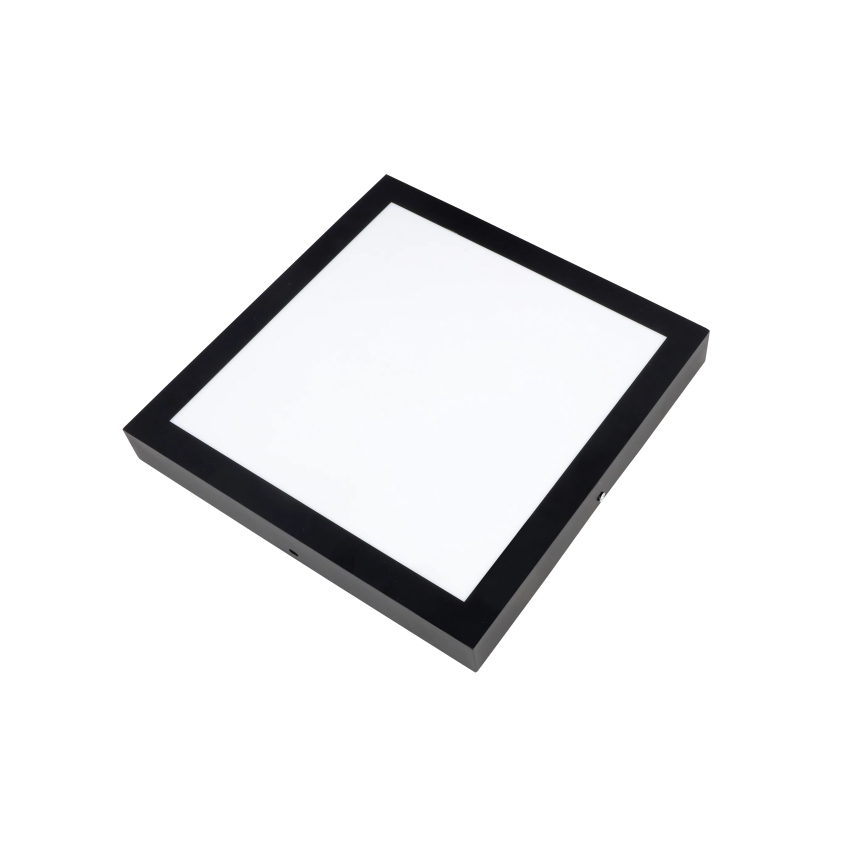 Brilagi - LED Dimmable plafonnier de salle de bain FRAME SMART LED/24W/230V 30x30 cm 3000-6000K IP44 noire + télécommande