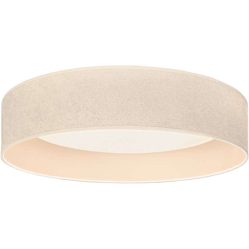 Brilagi - Plafonnier LED dimmable VELVET SMARTIX STARS 36W/230V 3000-6000K Ø 55 cm crème, Wi‑Fi Tuya Beacon + télécommande