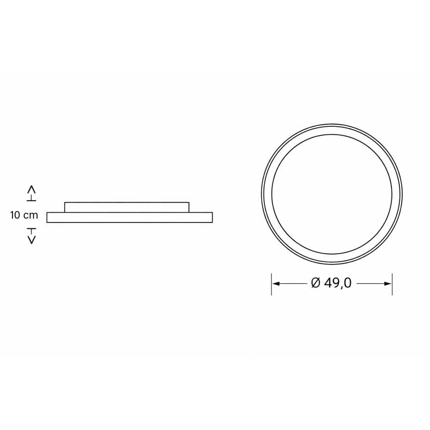 Brilagi - Plafonnier LED dimmable pour chambre d'enfant ASTRO LED/68W/230V 3000-6000K Ø 49 cm + télécommande