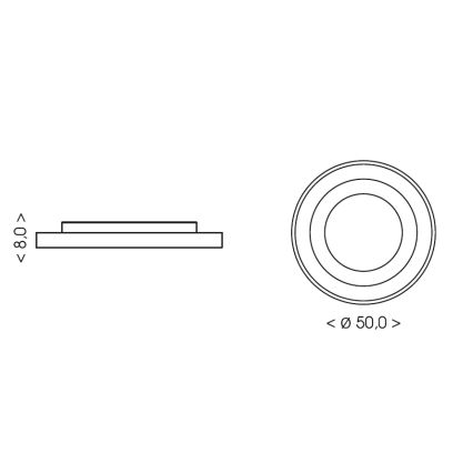 BRILAGI - Plafonnier LED dimmable pour enfants ASTRO LED/55W/230V 3000-6000K Ø 50 cm + télécommande