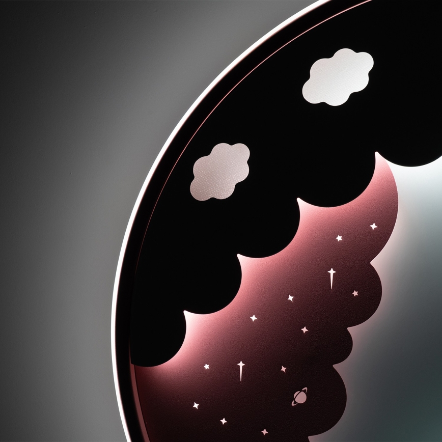 Brilagi - Plafonnier LED dimmable pour enfants UNICORN LED/68W/230V 3000-6000K diam. 49 cm + télécommande