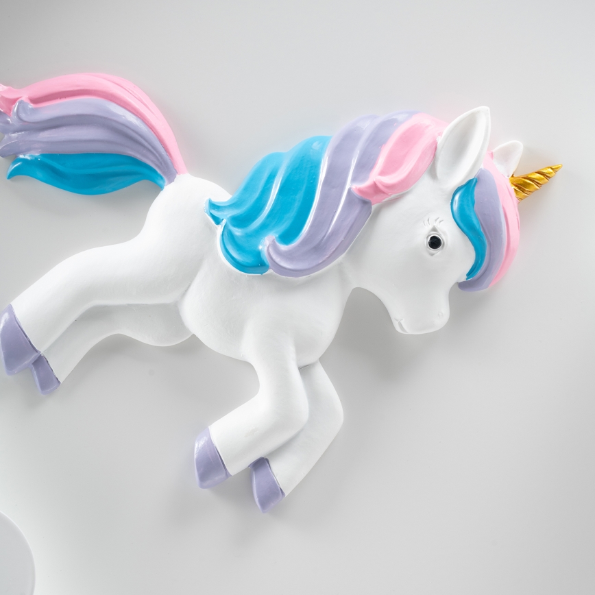 Brilagi - Plafonnier LED dimmable pour enfants UNICORN LED/68W/230V 3000-6000K diam. 49 cm + télécommande