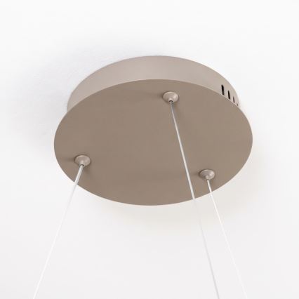 BRILAGI - Suspension LED dimmable sur câble FALCON SLIM LED/42W/230V 3000-6500K Ø 50 cm beige + télécommande