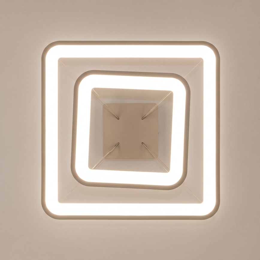 BRILAGI - LED Lustre dimmable sur câble FALCON SLIM LED/78W/230V 3000-6500K 50x50 cm beige + télécommande