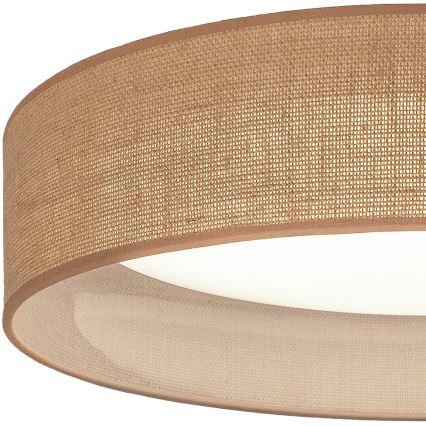 Brilagi - Plafonnier LED dimmable VELVET SMARTIX LED/24W/230V 3000-6000K Ø 45 cm beige Wi-Fi Tuya Beacon + télécommande
