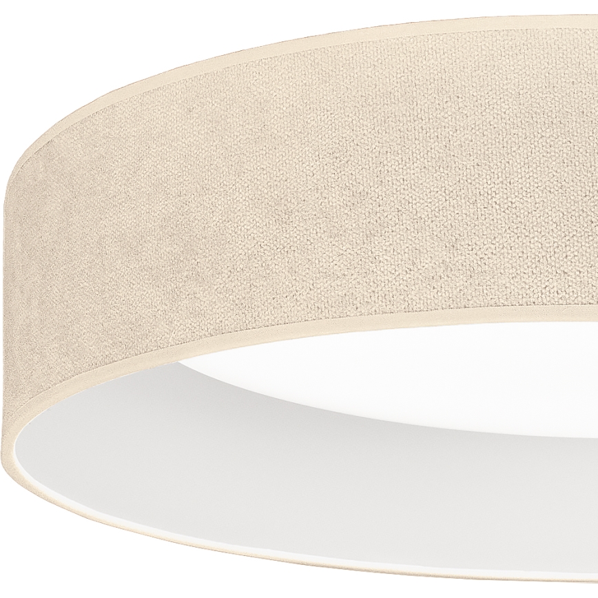 Brilagi - Plafonnier LED dimmable VELVET SMARTIX LED/36W/230V 3000-6000K Ø 55 cm crème Wi-Fi Tuya Beacon + télécommande