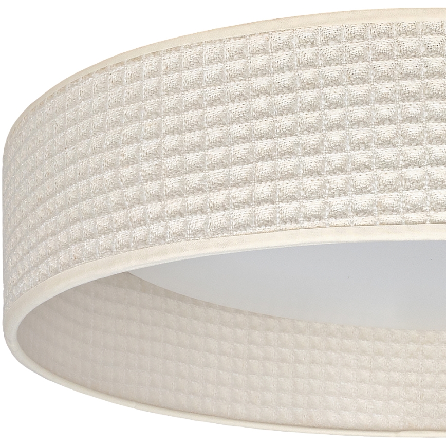 Brilagi - Plafonnier LED dimmable VELVET SMARTIX LED/36W/230V 3000-6000K Ø 55 cm coloris crème Wi-Fi Tuya Beacon + télécommande