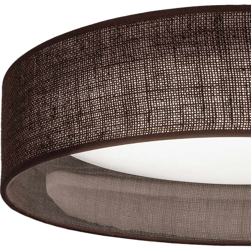 Brilagi - Plafonnier LED dimmable VELVET SMART VARI LED/24W/230V 3000-6500K Ø 45 cm marron + télécommande