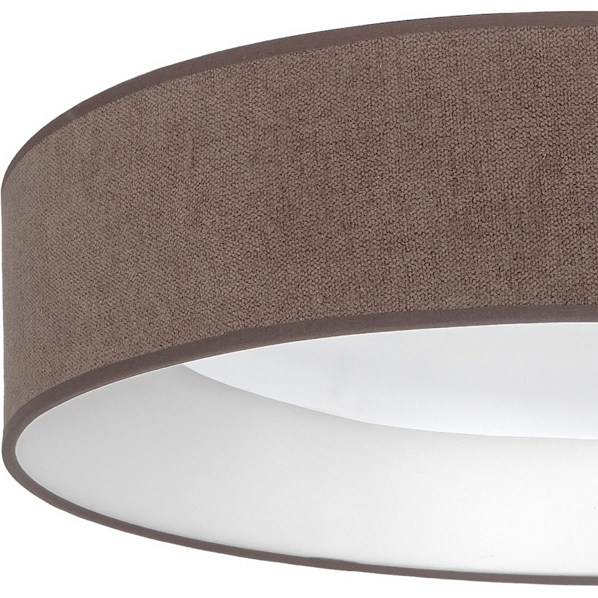 Brilagi - Plafonnier LED dimmable VELVET SMART VARI LED/24W/230V 3000-6500K Ø 45 cm marron + télécommande