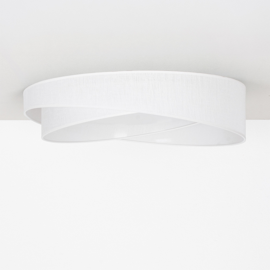 BRILAGI - Plafonnier LED dimmable VELVET TWIST LED/36W/230V 3000–6000K Ø 65 cm Wi-Fi Tuya Beacon blanc + télécommande