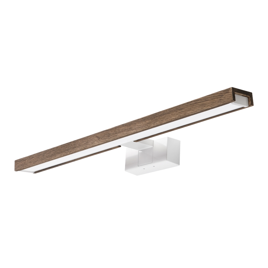 Brilagi - Éclairage LED pour miroir de salle de bain 3-en-1 WOODY MIRROR 3-en-1 LED/12W/230V 60 cm IP44 blanc/chêne noyer