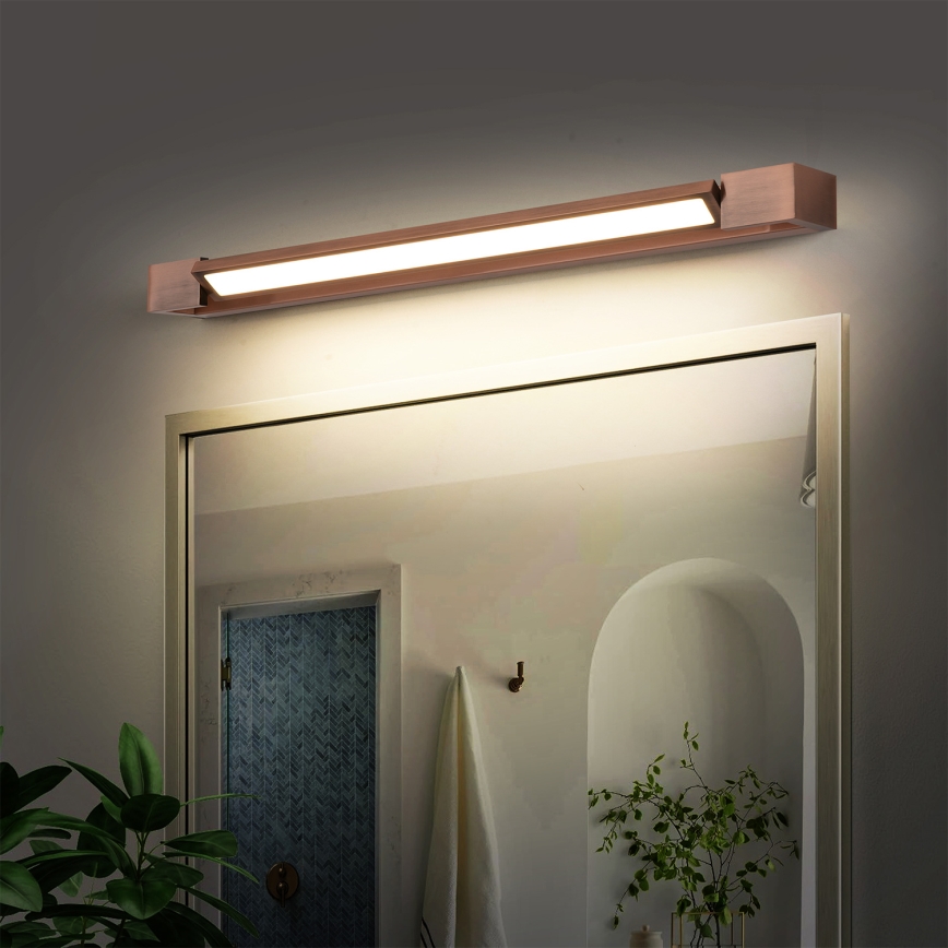 Brilagi - Éclairage LED pour miroir de salle de bains AQUA LINE LED/18W/230V 60 cm IP44 bronze IRC 90