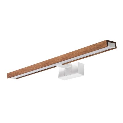 Brilagi - Éclairage LED 3-en-1 pour miroir de salle de bains WOODY MIRROR LED/12W/230V 60 cm IP44 blanc/chêne/cerisier