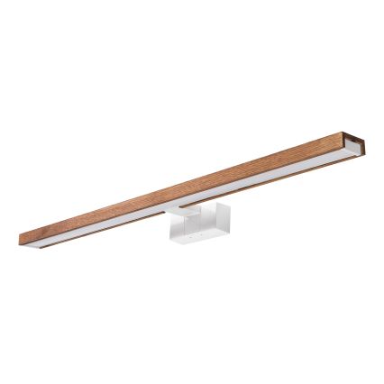 Brilagi - Éclairage miroir LED 3 en 1 WOODY MIRROR LED/15W/230V 80 cm IP44 blanc/chêne-cerisier