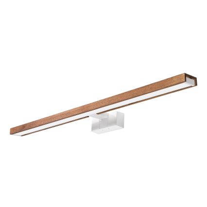 Brilagi - Éclairage miroir LED 3 en 1 WOODY MIRROR LED/15W/230V 80 cm IP44 blanc/chêne-cerisier