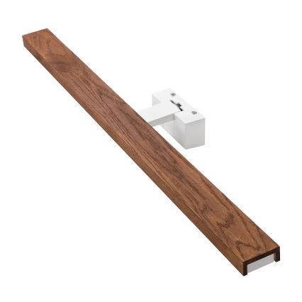 Brilagi - Éclairage miroir LED 3 en 1 WOODY MIRROR LED/15W/230V 80 cm IP44 blanc/chêne-cerisier