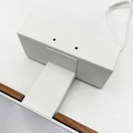 Brilagi - Éclairage miroir LED 3 en 1 WOODY MIRROR LED/15W/230V 80 cm IP44 blanc/chêne-cerisier