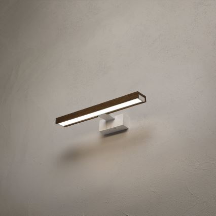Brilagi - Éclairage LED 3-en-1 pour miroir de salle de bains WOODY MIRROR LED/8W/230V 40 cm IP44 blanc/chêne