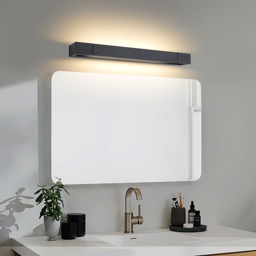 Brilagi - Éclairage LED pour miroir de salle de bains AQUA LINE LED/12W/230V 45 cm IP44 noir IRC 90