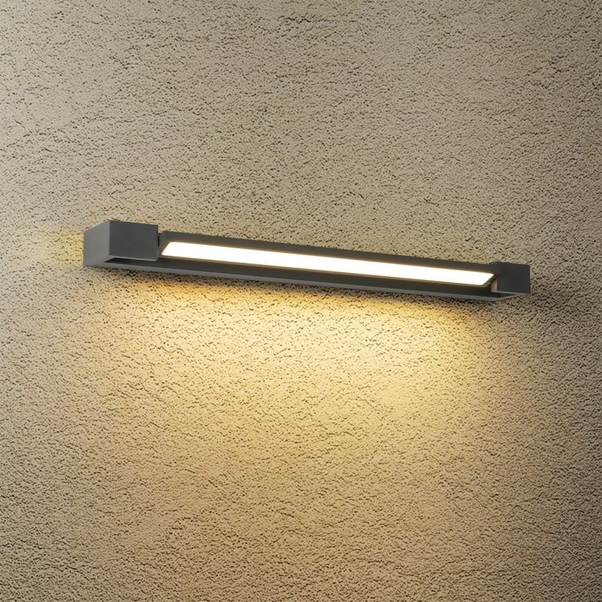 Brilagi - Éclairage LED pour miroir de salle de bains AQUA LINE LED/18W/230V 60 cm IP44 anthracite IRC 90