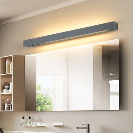 Brilagi - Éclairage LED pour miroir de salle de bains AQUA LINE LED/18W/230V 60 cm IP44 anthracite IRC 90