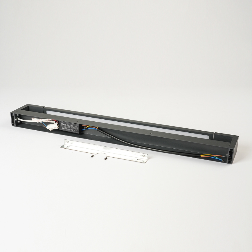 Brilagi - Éclairage LED pour miroir de salle de bains AQUA LINE LED/18W/230V 60 cm IP44 anthracite IRC 90