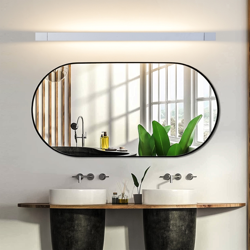 Brilagi - Éclairage LED pour miroir de salle de bains AQUA LINE LED/24W/230V 90 cm IP44 chrome mat IRC 90