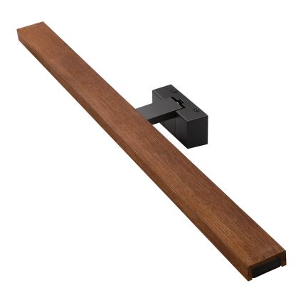 Brilagi - Éclairage LED pour miroir de salle de bains WOODY MIRROR 3 en 1 LED/15W/230V 80 cm IP44 noir/chêne cerisier